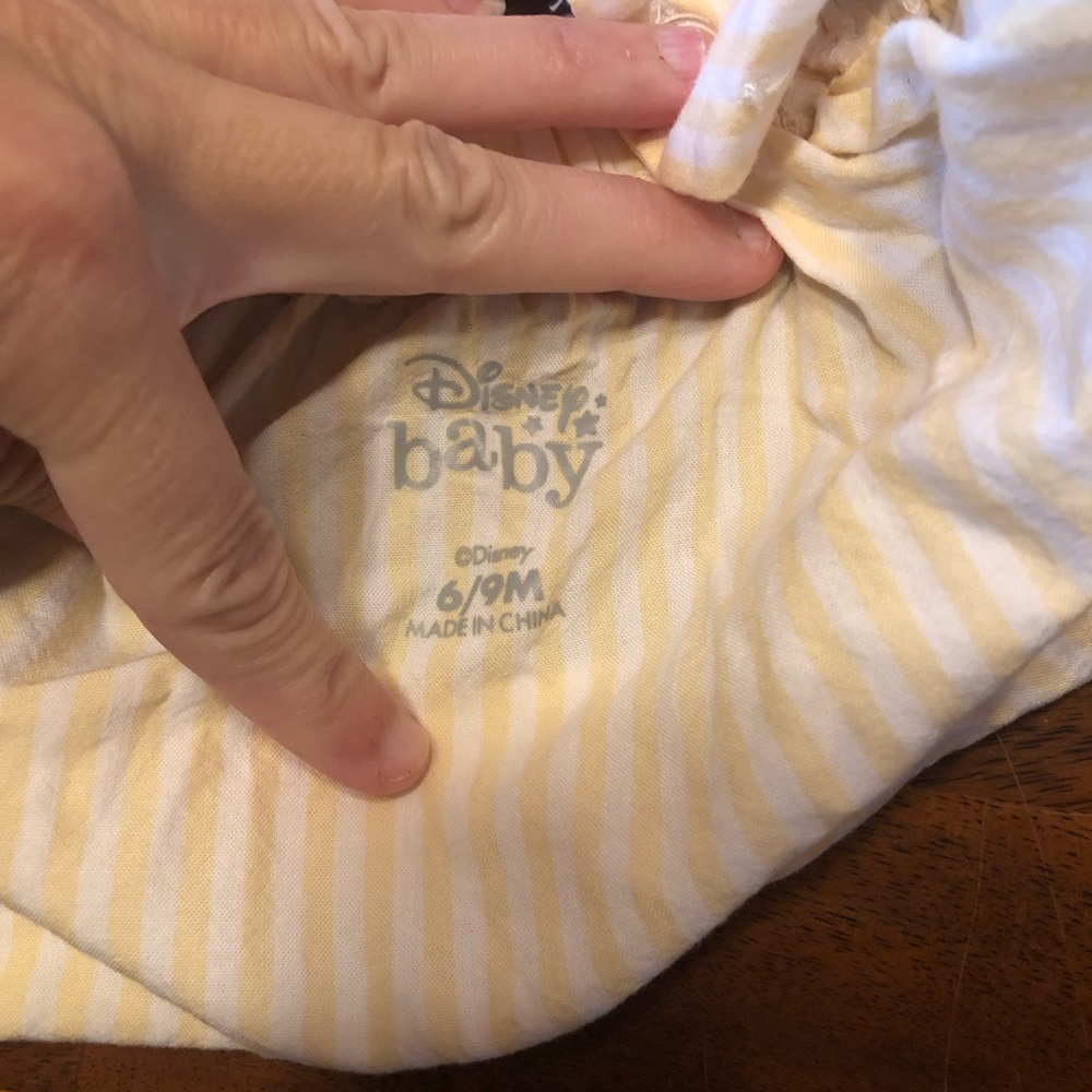 Disney Baby Yellow and White Striped Dalmatian summer dress - Picture 5 of 6